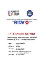Improving car loans service for individual customer of bidv   thang long branch (2)