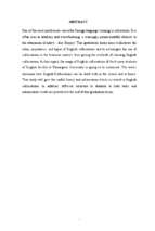 Methods of learning english collocations in order to enhance english vocabulary for third   year students of english faculty at thuong mai un