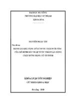 đánh giá khả năng xử lý nước thải nuôi tôm của mô hình đất ngập nước nhân tạo dòng chảy đứng bằng cỏ vetiver.