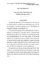 ứng dụng công nghệ thông tin hỗ trợ giảng dạy vật lý