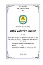 Hoàn thiện kế toán tập hợp chi phí sản xuất và tính giá thành tại công ty cổ phần phát triển quốc tế việt trung