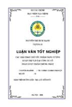 Các giải pháp chủ yếu nhằm tăng cường quản trị vốn lưu động tại công ty cổ phần dược phẩm thống nhất
