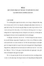 Một số biện pháp giúp trẻ học tốt môn phương pháp tạo hình trong trường mầm non