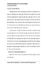 Sáng kiến kinh nghiệm duy trì sĩ số lớp chủ nhiệm