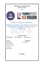 Project report improving house loan service at buying apartment segment of bidv ha tay branch