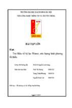 Tìm hiểu về bộ lọc wiener, ước lượng bình phương tối thiểu