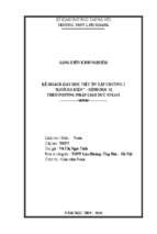 Skkn kế hoạch dạy học tiết ôn tập chương i “khối đa diện” – hình học 12 theo phương pháp giáo dục steam