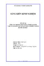 Công tác chuẩn bị soạn, giảng có hiệu quả bài  cấp cứu ban đầu các tai nạn thông thường và băng bó vết thương