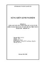 Lồng ghép một số kỹ năng chăm sóc và bảo vệ sức khỏe vào dạy học bài 30 sự nhân lên của virut trong tế bào chủ   sinh học 10