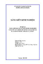 Skkn lồng ghép giáo dục kỹ năng phòng tránh bệnh cao huyết áp và bệnh tiểu đường vào dạy học bài 20 cân bằng nội môi sinh học 11, cơ bản