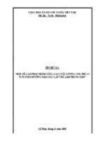 Skkn một số giải pháp nhằm nâng cao chất lượng cho trẻ 4 5 tuổi theo hướng giáo dục lấy trẻ làm trung tâm