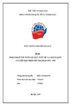 Tiểu luận môn chính sách đối ngoại ii hình ảnh kẻ thù dưới góc độ ý thức hệ và lợi ích quốc gia trên báo nhân dân giai đoạn 1975 1978