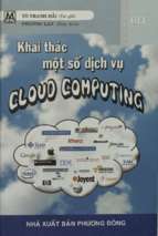 Khai thác một số dịch vụ cloud computing