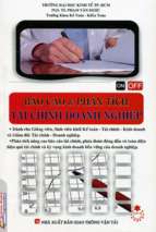 Báo cáo tài chính và phân tích tài chính doanh nghiệp