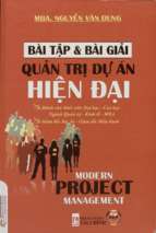 Bài tập và bài giải quản trị dự án hiện đại