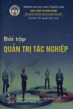 Bài tập quản trị tác nghiệp