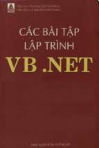 Các bài tập lập trình vb.net
