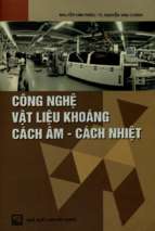 Công nghệ vật liệu khoáng cách âm   cách nhiệt