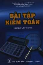 Bài tập kiểm toán