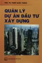 Quản lý dự án đầu tư xây dựng