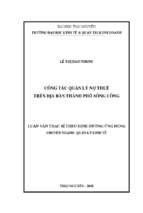 Luận văn công tác quản lý nợ thuế trên địa bàn thành phố sông công