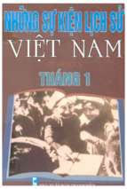 Những sự kiện lịch sử việt nam (từ 1945 2010)  tháng 1