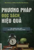 Phương pháp đọc sách hiệu quả