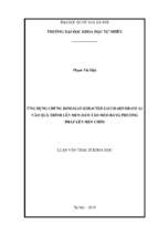 ứng dụng chủng komagataeibacter saccharivorans a2 vào quá trình lên men dấm táo mèo bằng phương pháp lên men chìm​