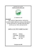 Thực hiện quy trình chăm sóc, nuôi dưỡng và phòng trị bệnh trên đàn gà mía lai lương phượng tại trại gia cầm khoa chăn nuôi thú y trường đại học nông lâm thái nguyên (khóa luận tốt nghiệp)