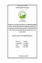 Nghiên cứu sinh trưởng và tình hình sâu bệnh hại cây bản địa thuộc họ thông tre (podocarpaceae) và họ mộc lan (magnoliaceae) tại mô hình vườn thực vật khoa lâm nghiệp, trường đại học nông lâm thái nguyên (khóa luận tốt nghiệp)