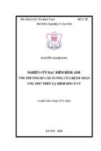 Nghiên cứu đặc điểm hình ảnh tổn thương di căn xương của bệnh nhân ung thư trên xạ hình spect ct