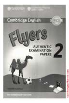 Cambridge flyers 2 authentic examination papers (for revised exam from 2018)