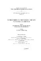 Sự phát triển của việt nam học thế giới và vai trò của việt nam