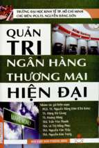 Quản trị ngân hàng thương mại hiện đại