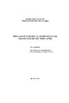 Phân loại sử dụng đất và lớp phủ đất đô thị ở hà nội bằng dữ liệu terra aster