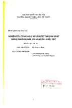 Nghiên cứu công nghệ xử lý nước thải sinh hoạt bằng phương pháp bùn hoạt tính nhiều bậc