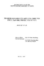 ổn định đàn dẻo của kết cấu chịu tải phức tạp phụ thuộc vào x và y