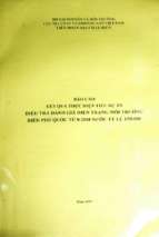 Báo cáo kết quả thực hiện tiểu dự án  điều tra, đánh giá hiện trạng môi trường biển phú quốc từ 0 20m nước tỷ lệ 1 50.000