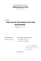 Tổng hợp một số đifomazan chứa vòng phenilenđiamin