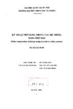 Kỹ thuật nén xung trong các hệ thống rađa hiện đại