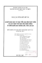 Cơ sở khoa học và thực tiễn cho việc phát triển du lịch sinh thái dựa vào cộng đồng ở vườn quốc gia hoàng liên, tỉnh lào cai