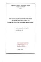 Mâu thuẫn nội tâm của người nhận quà trong việc thay đổi thái độ đối với nhãn hiệu sản phẩm và mối quan hệ sau khi nhận quà