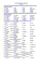 Củng cố và ôn luyện tiếng anh 6   tập 1 (bản wword)