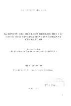 Nghiên cứu việc điều khiển thời gian thực các cơ cấu chấp hành dựa trên các cảm biến và cảm biến ảnh