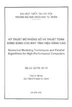 Kỹ thuật mô phỏng số và thuật toán song song cho máy tính hiệu năng cao.