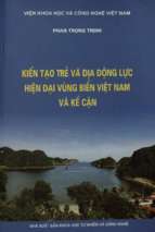 Kiến tạo trẻ và địa động lực hiện đại vùng biển việt nam và kế cận