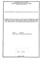 Nghiên cứu hệ vật liệu mao quản trung bình chứa kim loại chuyển tiếp  chế tạo, đặc trưng và tính chất xúc tác trong phản ứng oxi hóa một số hợp chất hữu cơ