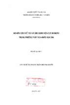 Nghiên cứu chế tạo và ứng dụng điện cực bismuth trong phương pháp von   ampe hòa tan