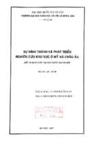 Sự hình thành và phát triển nghiên cứu khu vực ở mỹ và châu âu