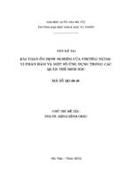 Bài toán ổn định nghiệm của phương trình vi phân hàm và một số ứng dụng trong các quần thể sinh học